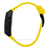 CHRIST VERRA Neo Drive CV 12349G-36 BLK/YLW Yellow Black Rubber Strap